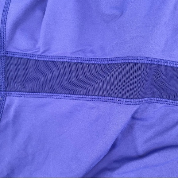 LULULEMON Women’s Athletic Tank Top Crisscross strap back with mesh purple sz 10 - Picture 6 of 10